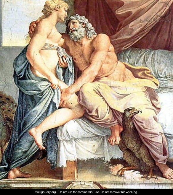 Jupiter and Juno - Annibale Carracci