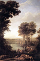 Landscape with Moses saved from the waters - Claude Lorrain (Gellee)