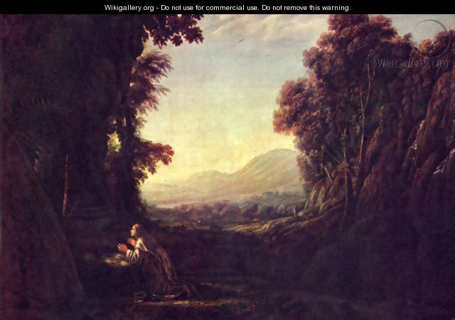 Landscape with Magdalena - Claude Lorrain (Gellee)