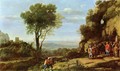 Landscape with David and three heroes - Claude Lorrain (Gellee)