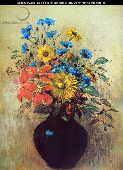 Flowers from field - Odilon Redon