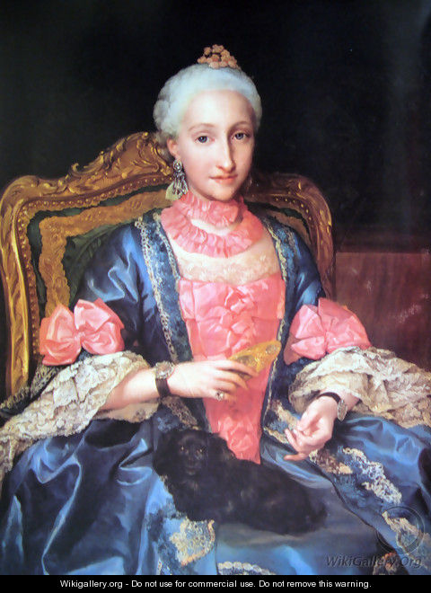 Maria Josefa de Borbon - Anton Raphael Mengs