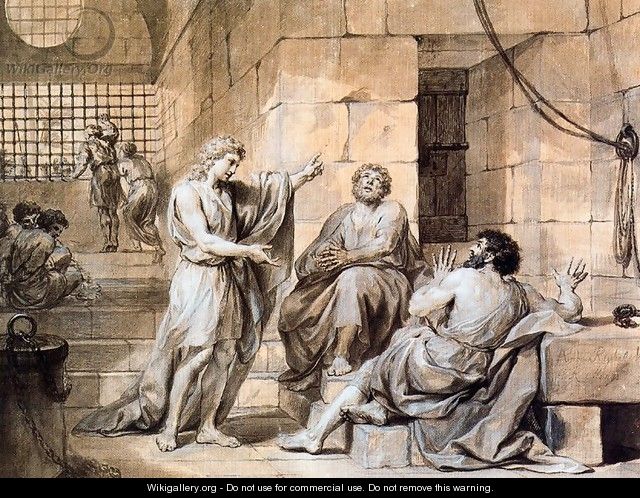 Joseph of Egypt in prison - Anton Raphael Mengs