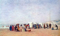 Beach of Trouville - Eugène Boudin