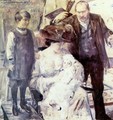 The artist and his family (Family Portrait) - Lovis (Franz Heinrich Louis) Corinth