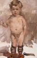 Standing naked boy - Lovis (Franz Heinrich Louis) Corinth