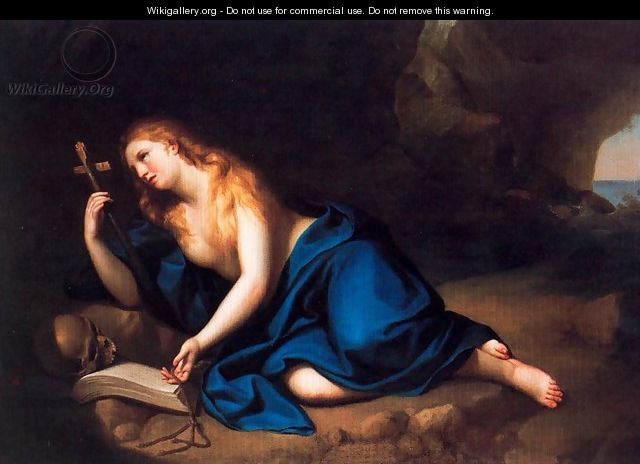 St. Mary Magdalene in a cave - Anton Raphael Mengs