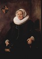 Portrait of Maritge Claesdr. Vooght, wife of Pieter Olycan - Frans Hals
