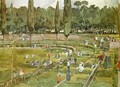 The racecourse (Piazza Siena Gardens Borghese, Rome) - Maurice Brazil Prendergast