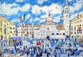 Santa Maria Formosa square, Venice - Maurice Brazil Prendergast