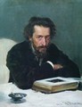 Portrait of composer and journalist Pavel Ivanovich Blaramberg - Ilya Efimovich Efimovich Repin