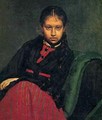 Portrait of V.A. Shetsova - Ilya Efimovich Efimovich Repin