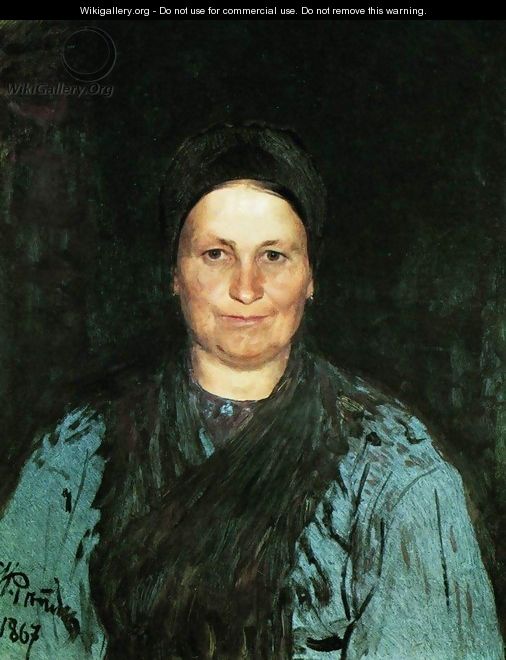 Portrait of Tatyana Stepanovna Repina, the artist