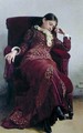 Rest. Portrait of the artist's wife - Ilya Efimovich Efimovich Repin
