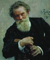 Portrait of writer Vladimir Galaktionovich Korolenko - Ilya Efimovich Efimovich Repin