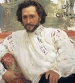 Portrait of writer Leonid Nikolayevich Andreyev - Ilya Efimovich Efimovich Repin