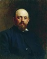 Portrait of railroad tycoon and patron of the arts Savva Ivanovich Mamontov 2 - Ilya Efimovich Efimovich Repin