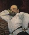 Portrait of railroad tycoon and patron of the arts Savva Ivanovich Mamontov - Ilya Efimovich Efimovich Repin