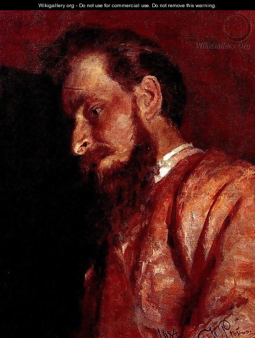 Portrait of painter Vladimir Karlovich Menk - Ilya Efimovich Efimovich Repin