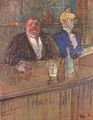 Au Café, Le consommeteur et la cassière chlorotique - Henri De Toulouse-Lautrec