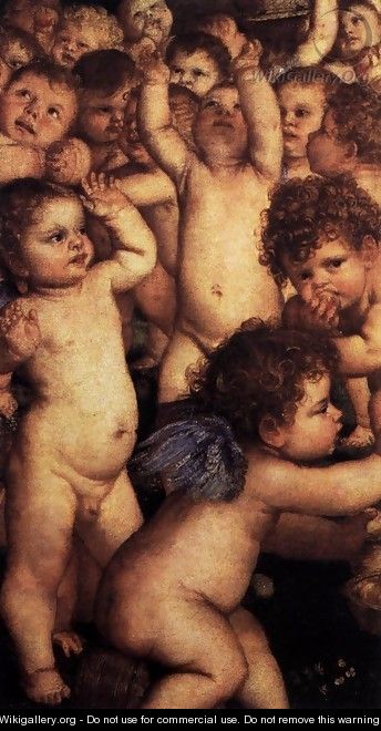 The Worship of Venus (detail) - Tiziano Vecellio (Titian)