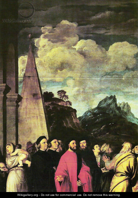 Presentation of the Virgin at the Temple (detail) - Tiziano Vecellio (Titian)