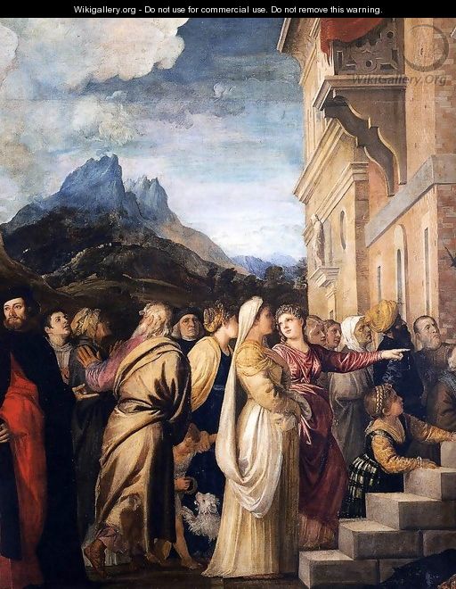 Presentation of the Virgin at the Temple (detail 2) - Tiziano Vecellio (Titian)