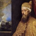 Portrait of the Doge Francesco Venier (detail) - Tiziano Vecellio (Titian)