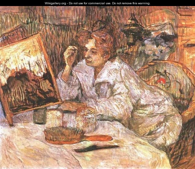 Woman at Her Toilette 1 - Henri De Toulouse-Lautrec