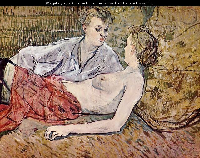 Two Friends 2 - Henri De Toulouse-Lautrec