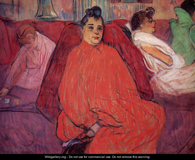 The sofa 2 - Henri De Toulouse-Lautrec