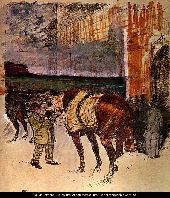 The fence weight - Henri De Toulouse-Lautrec