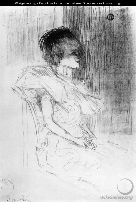 M.Lender Sitting - Henri De Toulouse-Lautrec