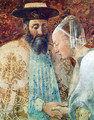 Legend of the True Cross; the Queen of Sheba Meeting with Solomon - Piero della Francesca