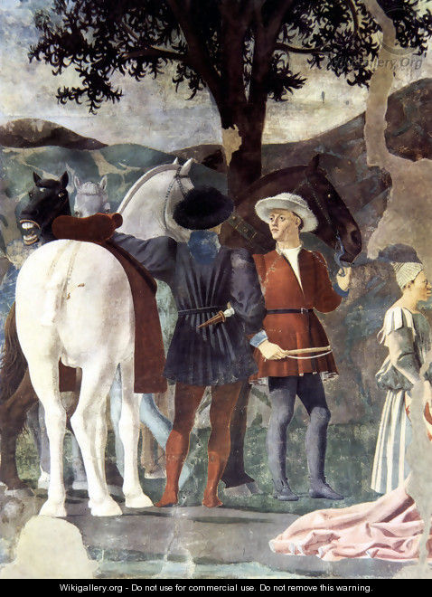 Adoration of the Wood (detail) 5 - Piero della Francesca