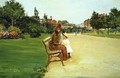 The Park, mother and girl - William Merritt Chase