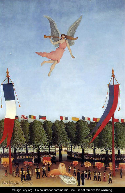 Liberty Inviting Artists at the Society of Independent Artis - Henri Julien Rousseau