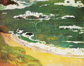 The beach at Pouldu - Paul Gauguin