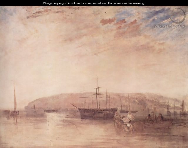 Navigation before the land of East Cowes - Joseph Mallord William Turner