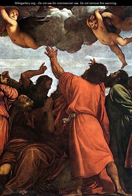 Assumption of the Virgin (detail) 4 - Tiziano Vecellio (Titian)