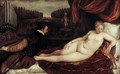 Venus and an Organist and a Little Dog - Tiziano Vecellio (Titian)