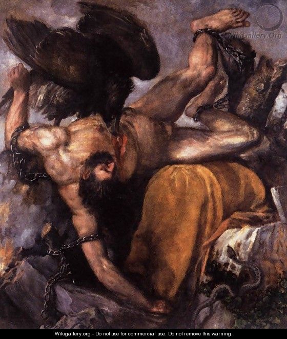 Tityus - Tiziano Vecellio (Titian)