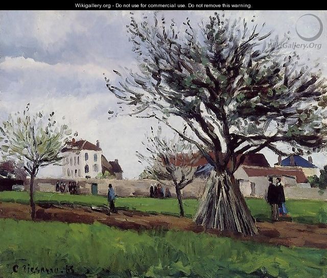 Apple Trees at Pontoise (The Home of Pere Gallien) - Camille Pissarro
