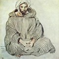 Sitting Arab in Tanger - Eugene Delacroix