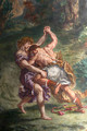 Jacob fights with a man of the sky - Eugene Delacroix