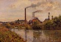 Factory at Pontoise 2 - Camille Pissarro