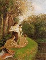 Bathers 1 - Camille Pissarro