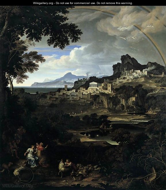 Heroic Landscape with Rainbow 1815 - Joseph Anton Koch