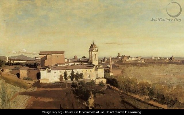 Rome, Trinità dei Monti - Jean-Baptiste-Camille Corot