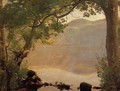 Lake Nemi, Seen through Trees - Jean-Baptiste-Camille Corot